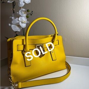 Michael Kors Hamilton Saffiano Leather Satchel